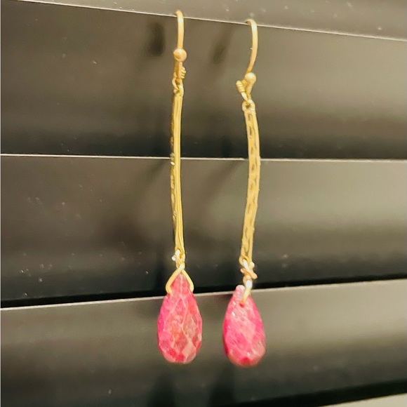 Sundance Genuine Ruby 14 k plated silver